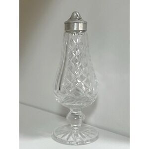 One Waterford Lismore Cut Lead Crystal Salt Pepper Replacement Shaker 6.25" Vtg